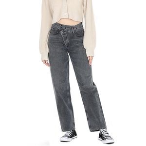 Agolde Upsized Criss Cross Jeans Size 24 Synchronize